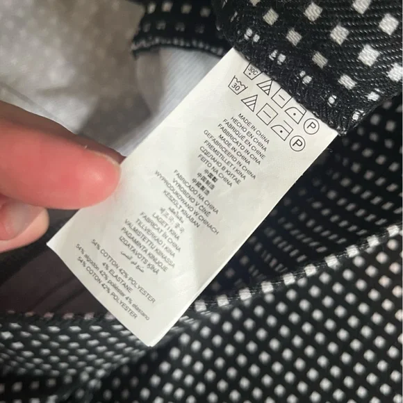 Michael Kors Black and White Checkered Pants - Picture 4 of 4